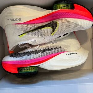 Nike Air Zoom Alphafly NEXT% FK White and Black